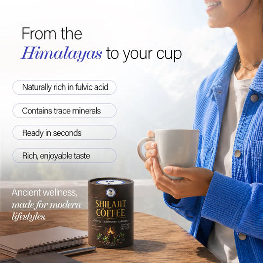 Shilajit Coffee by Wellness Fuel | Best for Morning Energy & Stamina