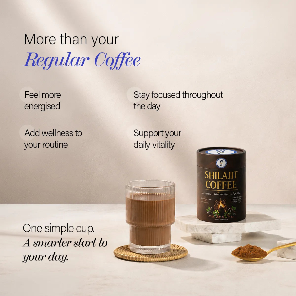 Shilajit Coffee by Wellness Fuel | Best for Morning Energy & Stamina
