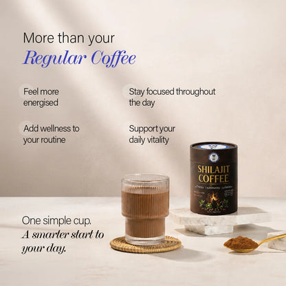 Shilajit Coffee by Wellness Fuel | Best for Morning Energy & Stamina