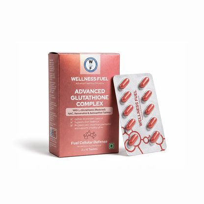 Advanced Glutathione Complex by Wellness Fuel | Best for Skin Glow & Antioxidant Support