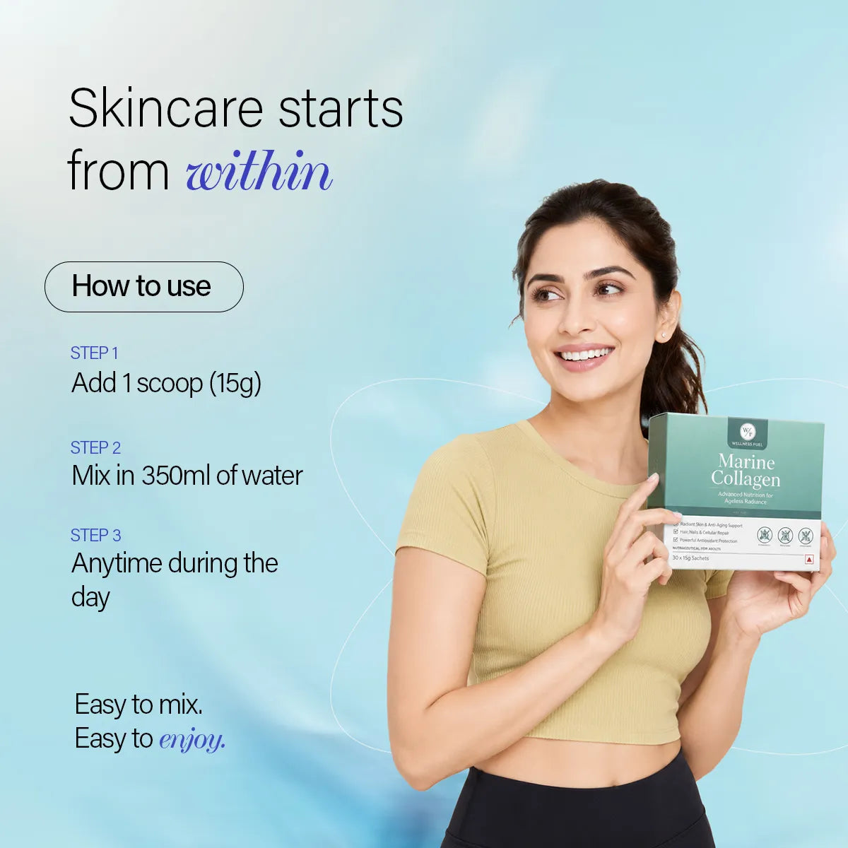Marine Collagen by Wellness Fuel | Best for Skin, Hair & Nails